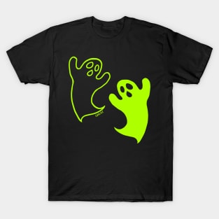 Ghostly Contrast (Green Version) T-Shirt